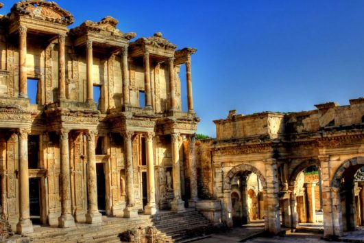 Celsus Library at Ephesus Roman remains